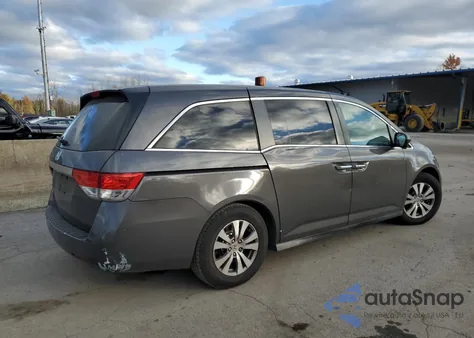 2014 Honda Odyssey Ex z USA, uszkodzony, nr VIN 5FNRL5H45EB087860